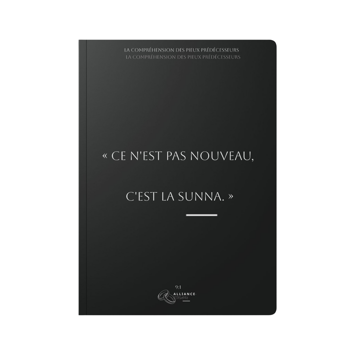 CARNET D'ÉTUDES x TALIB AL-ʿILM | "01.08.25" | Alliance et Désaveu® 1/1 | EDITION LIMITED