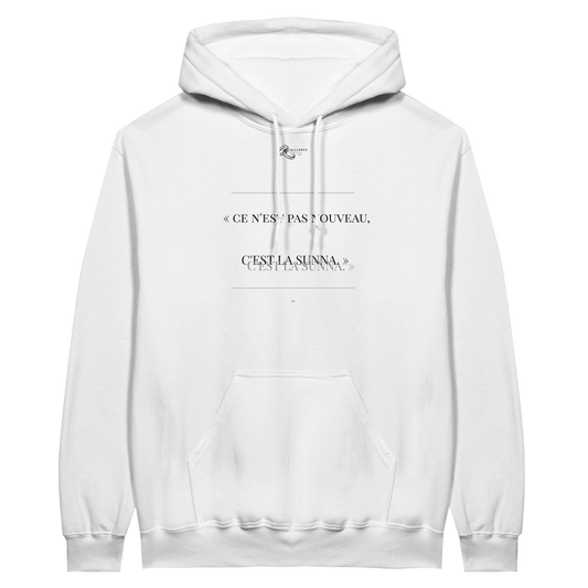 LE SWEAT AS-SUNNAH | COLLECTION "05.08.25" | Alliance & Désaveu® 3/1 Blanc | LIMITED