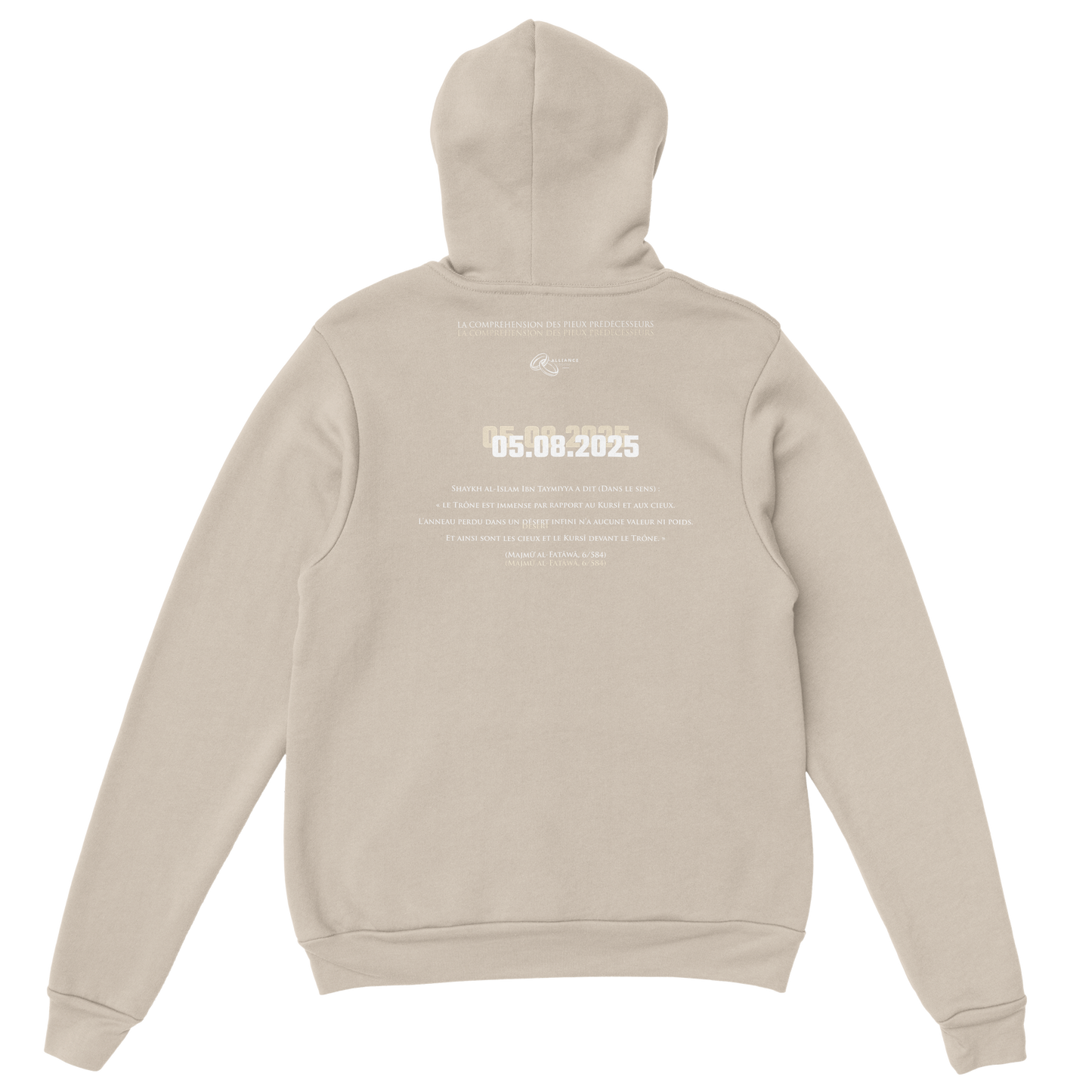 LE SWEAT AS-SAHARĀʼ | COLLECTION "05.08.25" | Alliance & Désaveu® 4/1 Beige | LIMITED