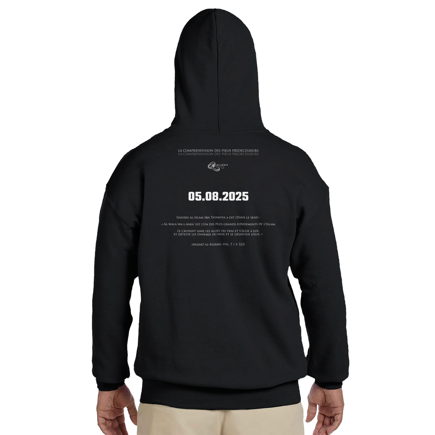 LE SWEAT IBRÂHÎM 60:4 | COLLECTION "05.08.25" | Alliance & Désaveu® 2/1 Noir | LIMITED
